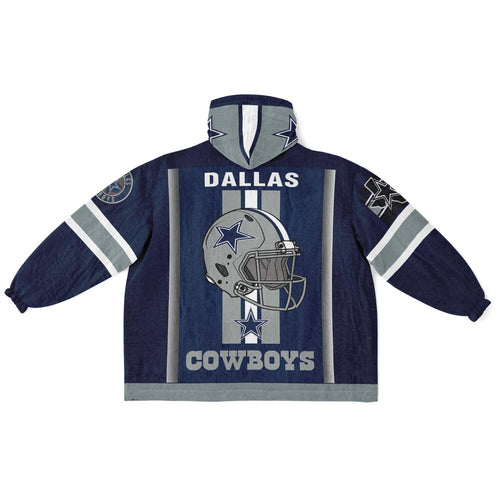 Cowboys Dark Blue Adult Game Day Lounge Hoodie