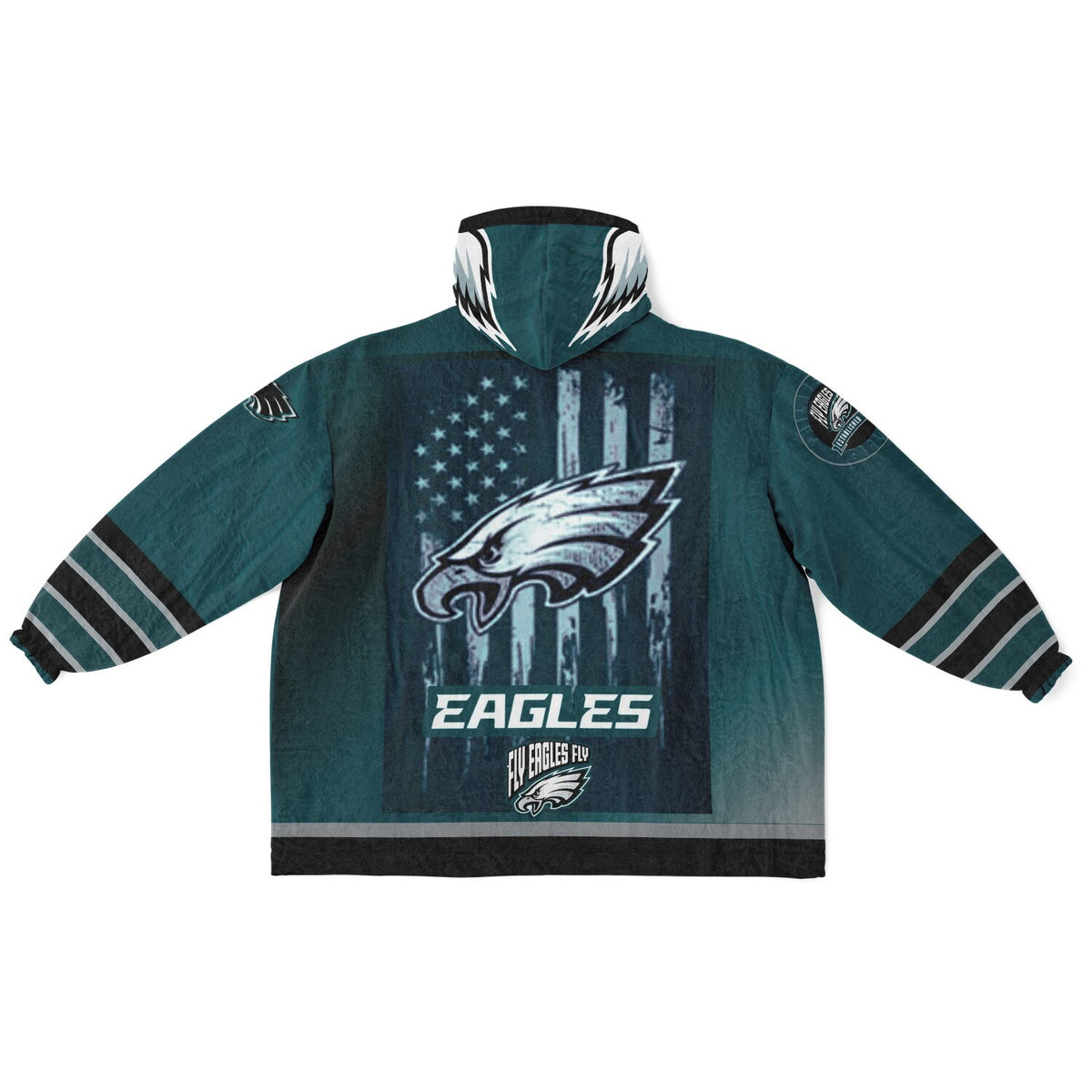 Eagles Victory Green Adult Game Day Lounge Hoodie