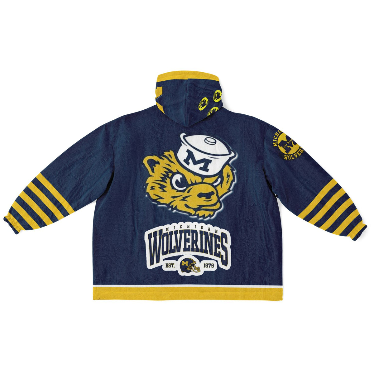 Michigan Wolverines Maize & Blue Adult Game Day Lounge Hoodie