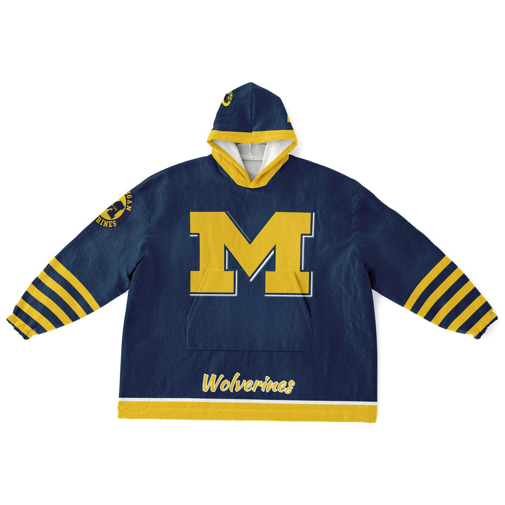 Michigan Wolverines Maize & Blue Adult Game Day Lounge Hoodie
