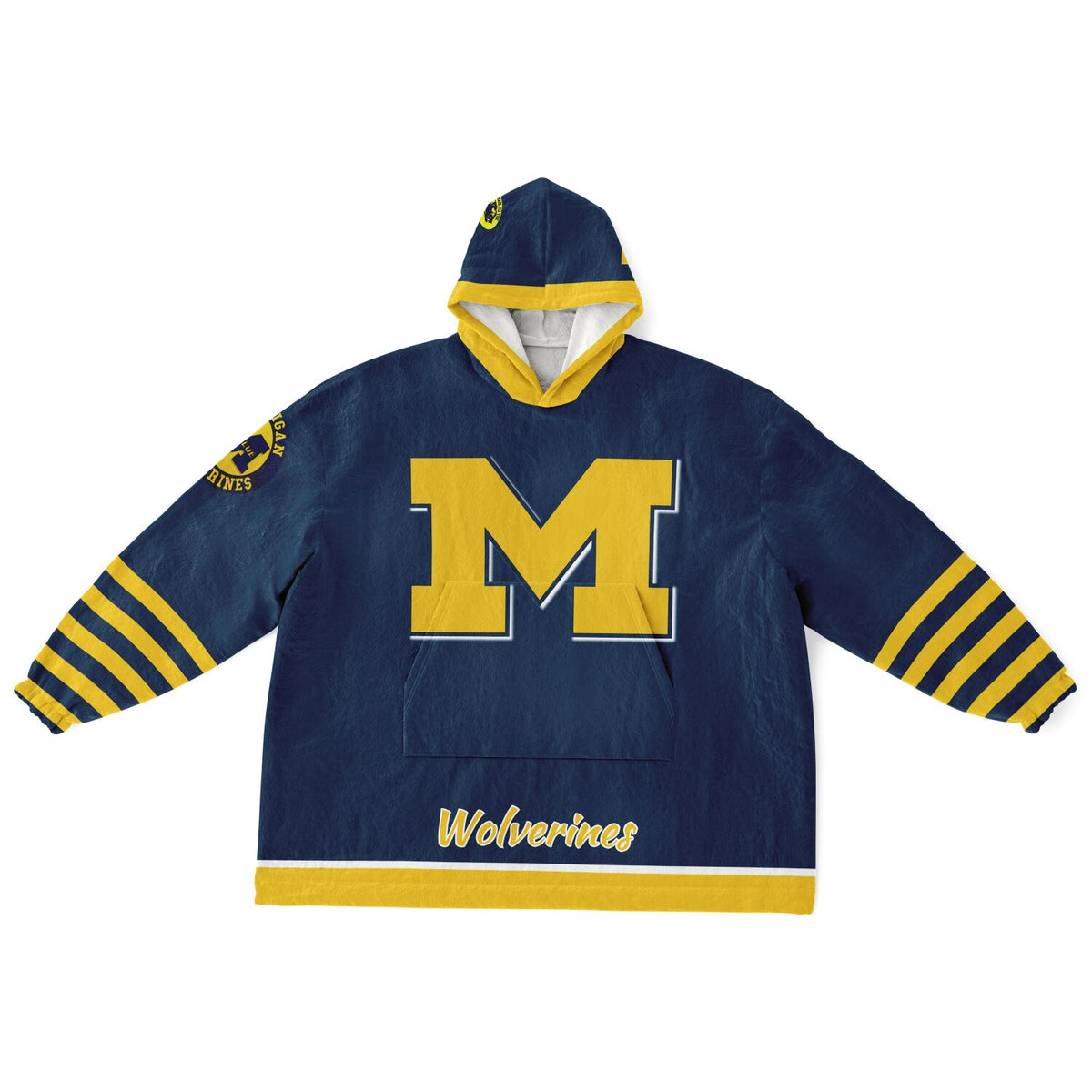Michigan Wolverines Maize & Blue Adult Game Day Lounge Hoodie