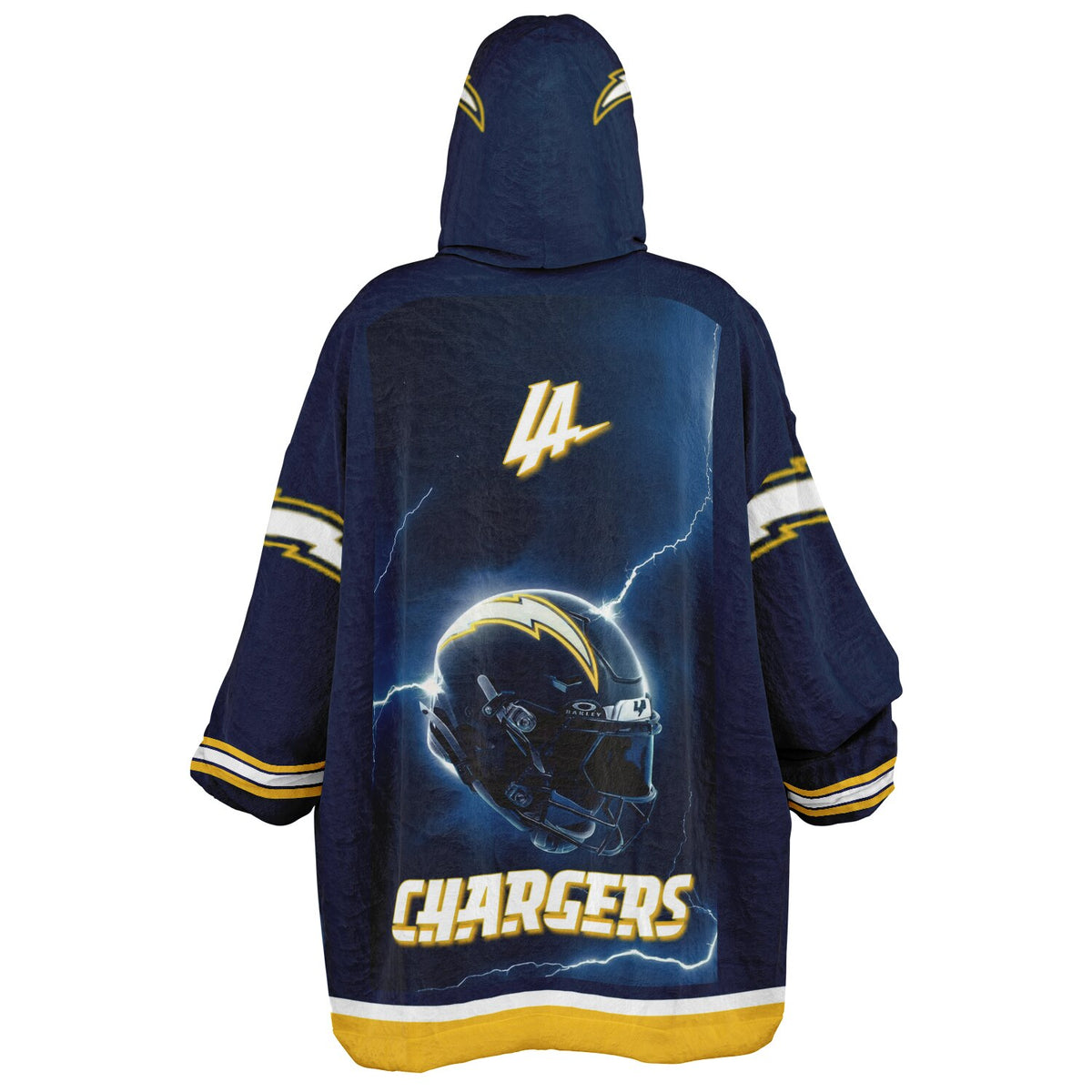 LA Chargers Electric Blue Adult Game Day Lounge Hoodie