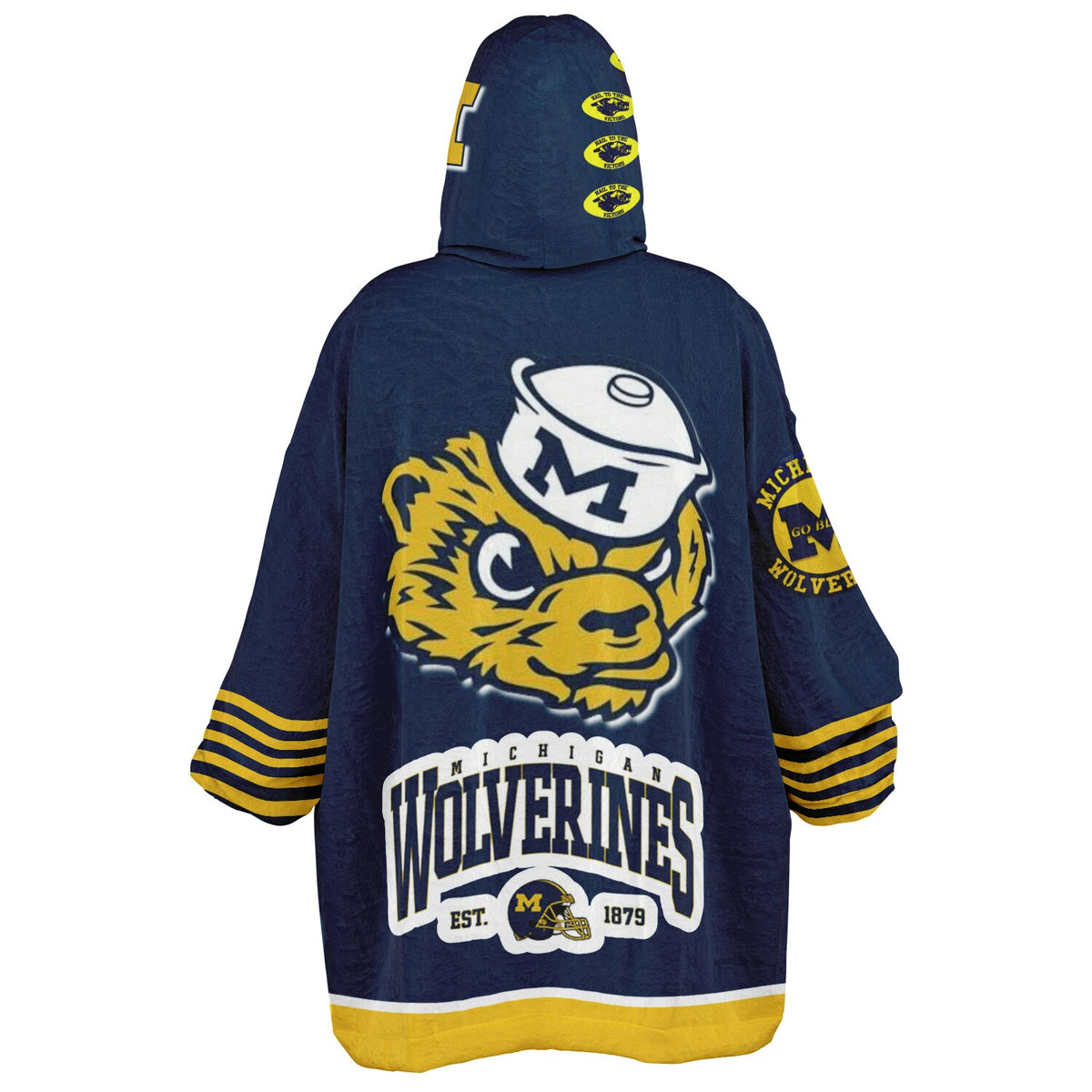 Michigan Wolverines Maize & Blue Adult Game Day Lounge Hoodie