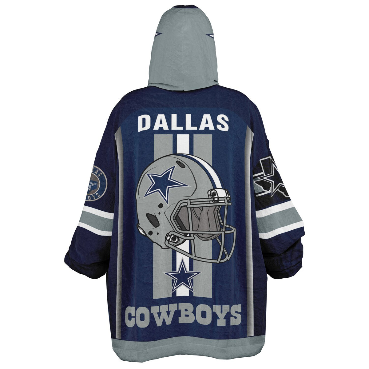 Cowboys Dark Blue Adult Game Day Lounge Hoodie