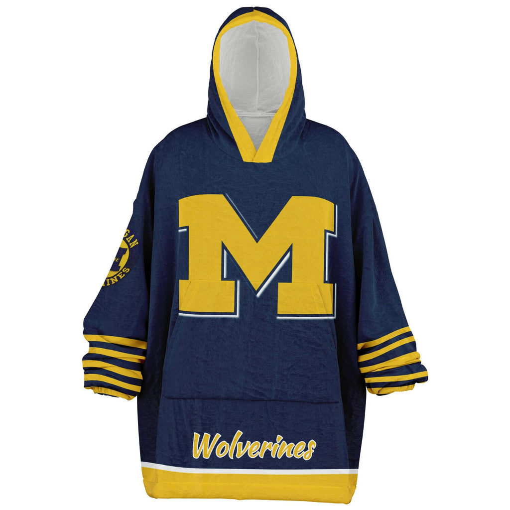 Michigan Wolverines Maize & Blue Adult Game Day Lounge Hoodie