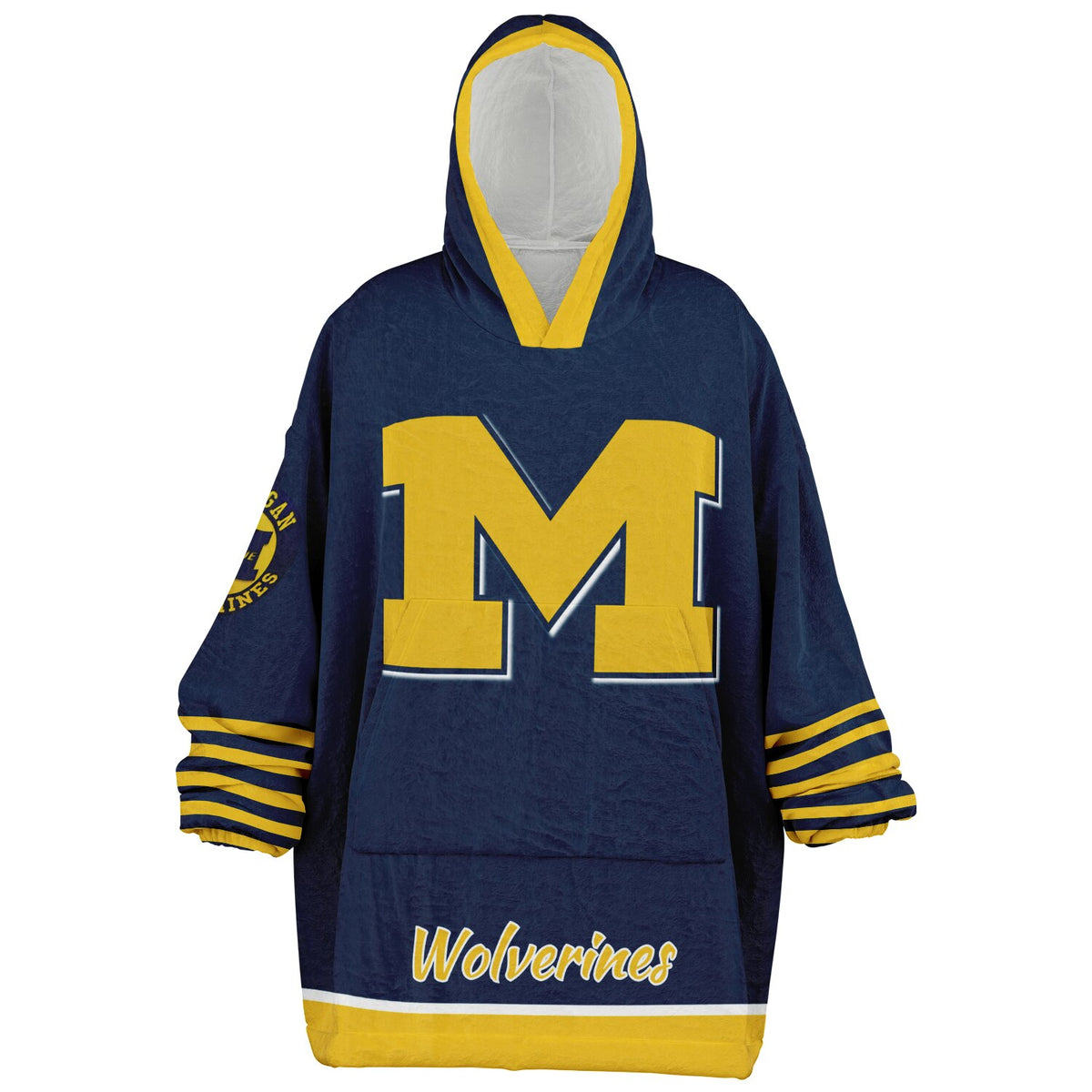 Michigan Wolverines Maize & Blue Adult Game Day Lounge Hoodie