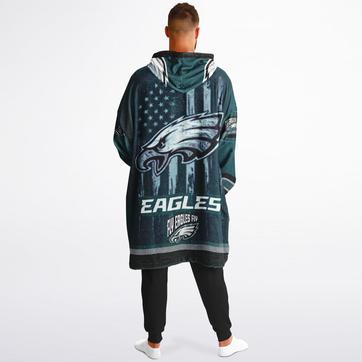 Eagles Victory Green Adult Game Day Lounge Hoodie