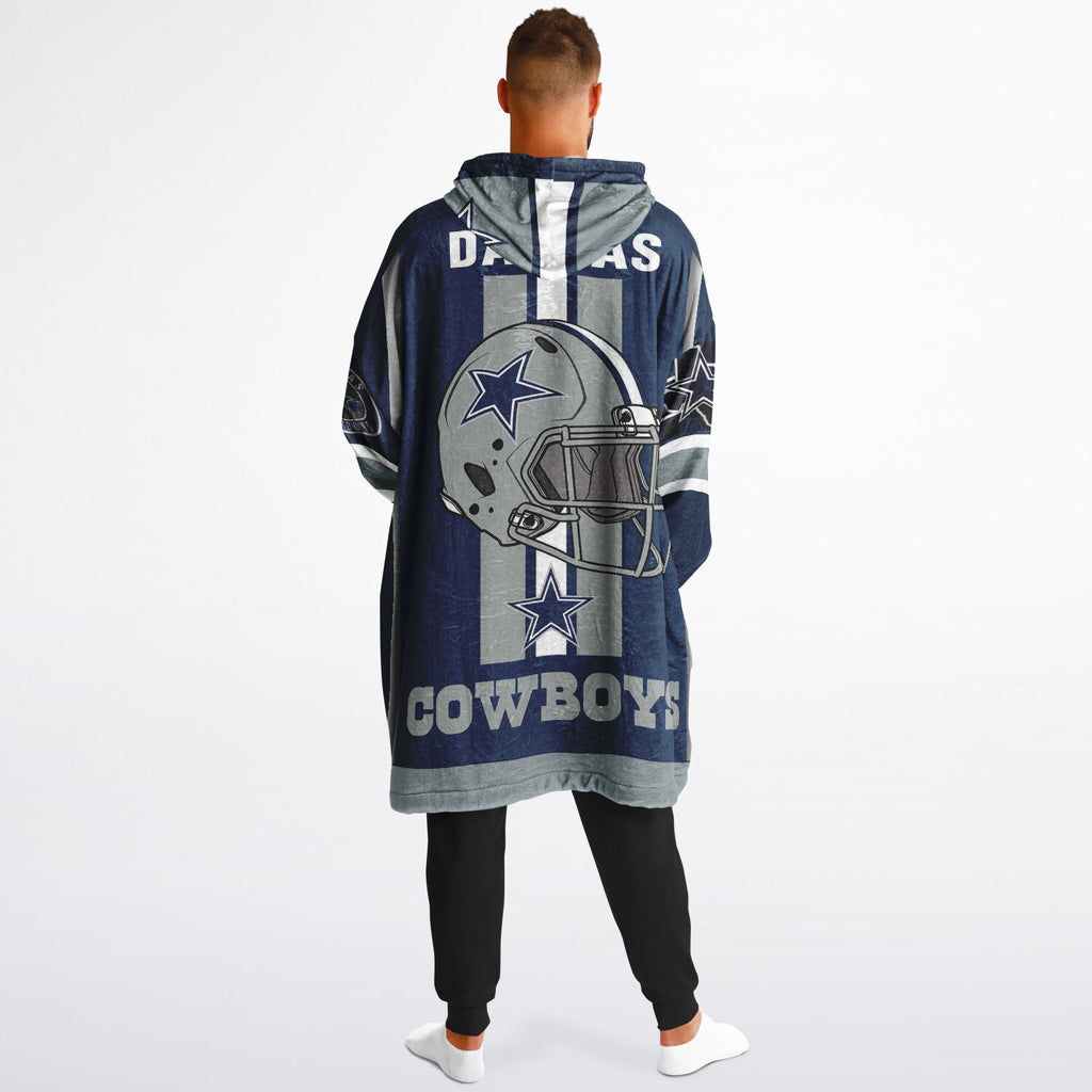 Cowboys Dark Blue Adult Game Day Lounge Hoodie
