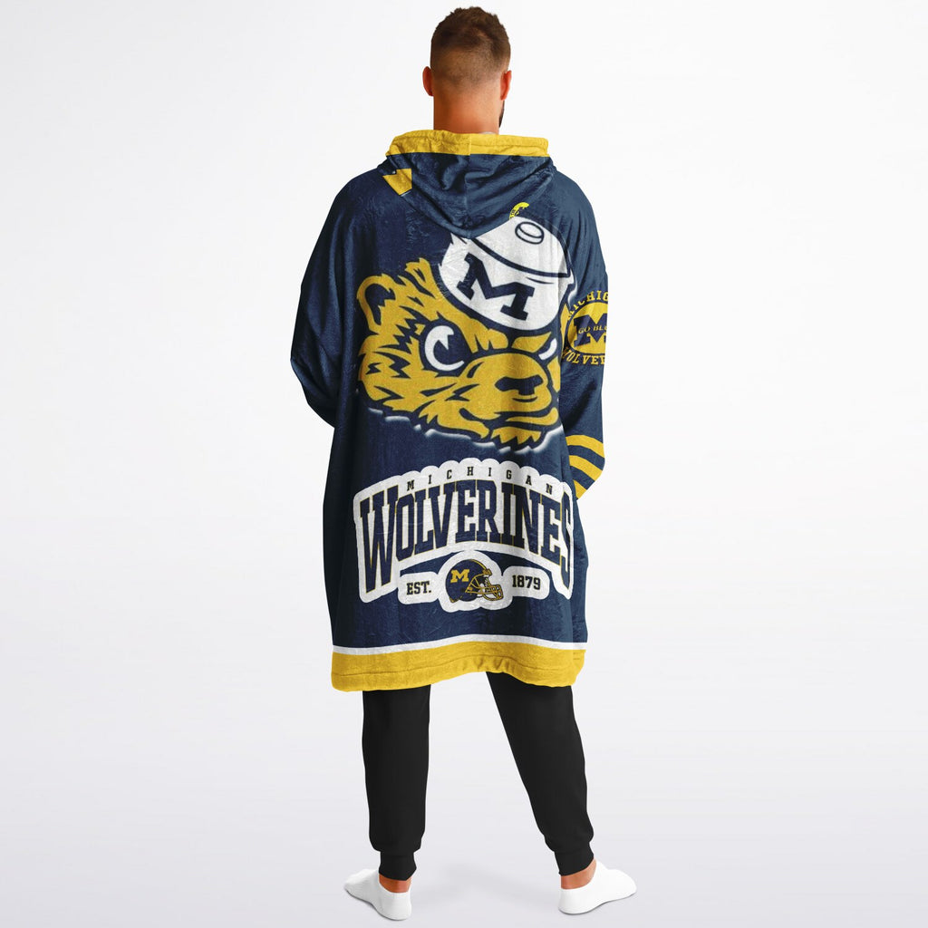 Michigan Wolverines Maize & Blue Adult Game Day Lounge Hoodie