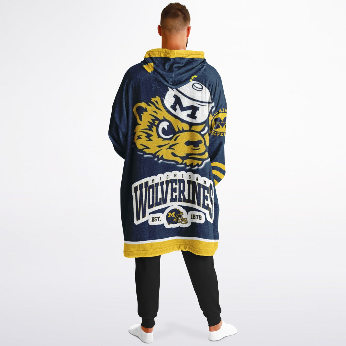 Michigan Wolverines Maize & Blue Adult Game Day Lounge Hoodie
