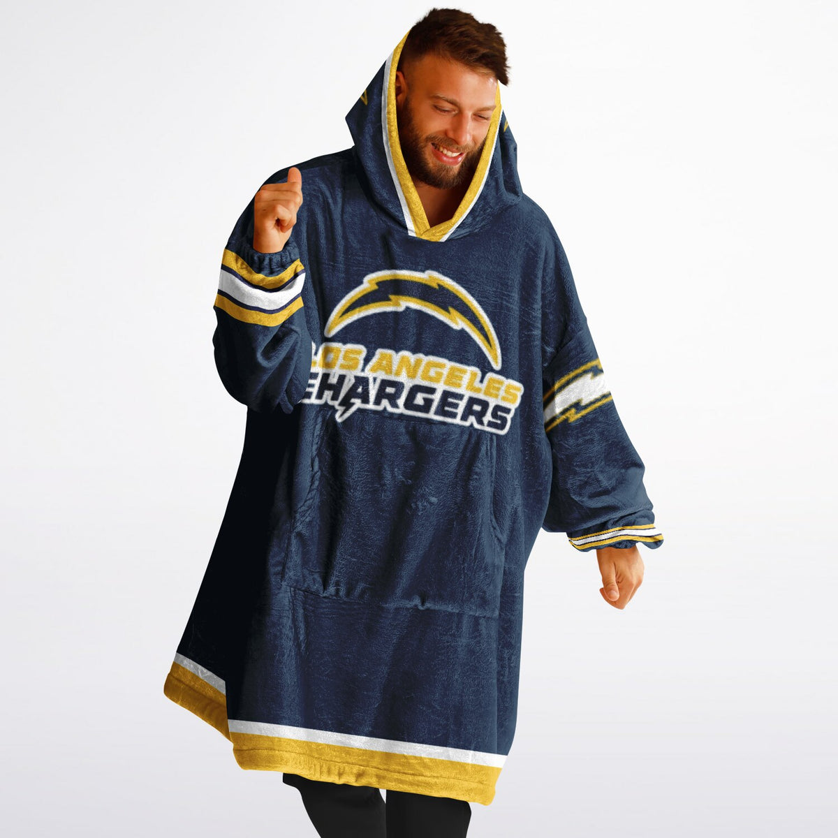 LA Chargers Electric Blue Adult Game Day Lounge Hoodie