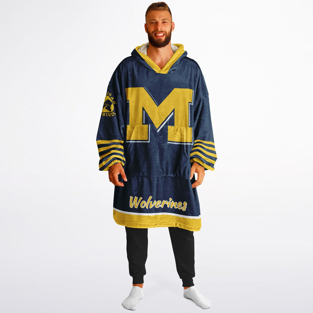 Michigan Wolverines Maize & Blue Adult Game Day Lounge Hoodie
