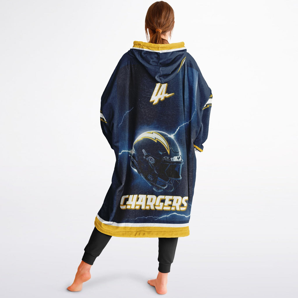 LA Chargers Electric Blue Adult Game Day Lounge Hoodie