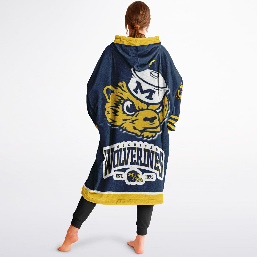Michigan Wolverines Maize & Blue Adult Game Day Lounge Hoodie