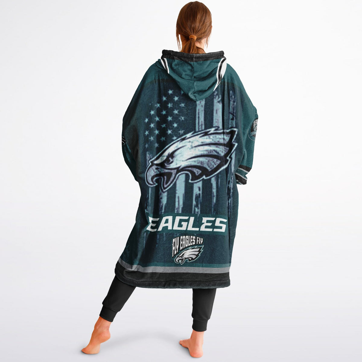 Eagles Victory Green Adult Game Day Lounge Hoodie