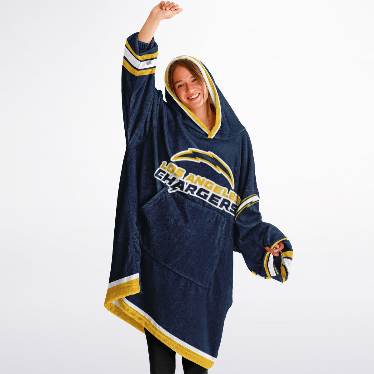 LA Chargers Electric Blue Adult Game Day Lounge Hoodie