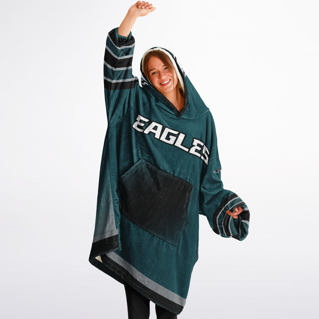 Eagles Victory Green Adult Game Day Lounge Hoodie