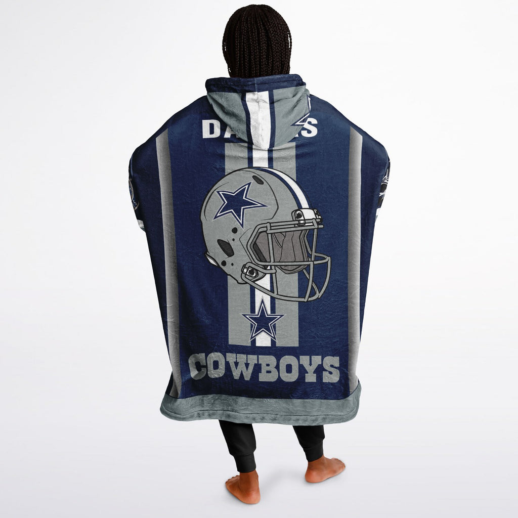 Cowboys Dark Blue Adult Game Day Lounge Hoodie