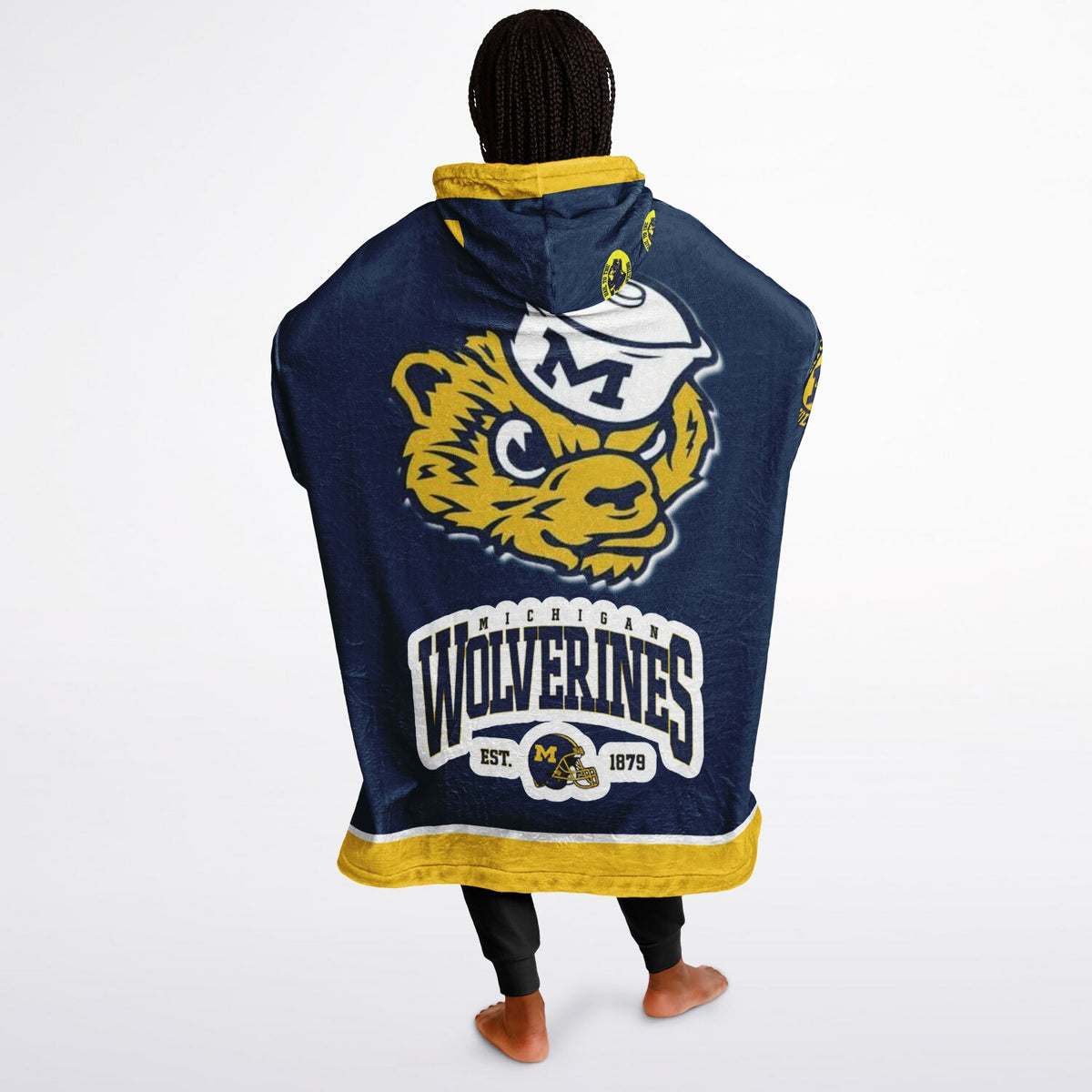 Michigan Wolverines Maize & Blue Adult Game Day Lounge Hoodie
