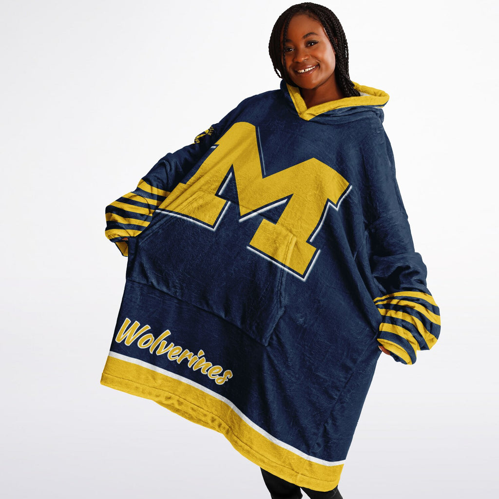 Michigan Wolverines Maize & Blue Adult Game Day Lounge Hoodie
