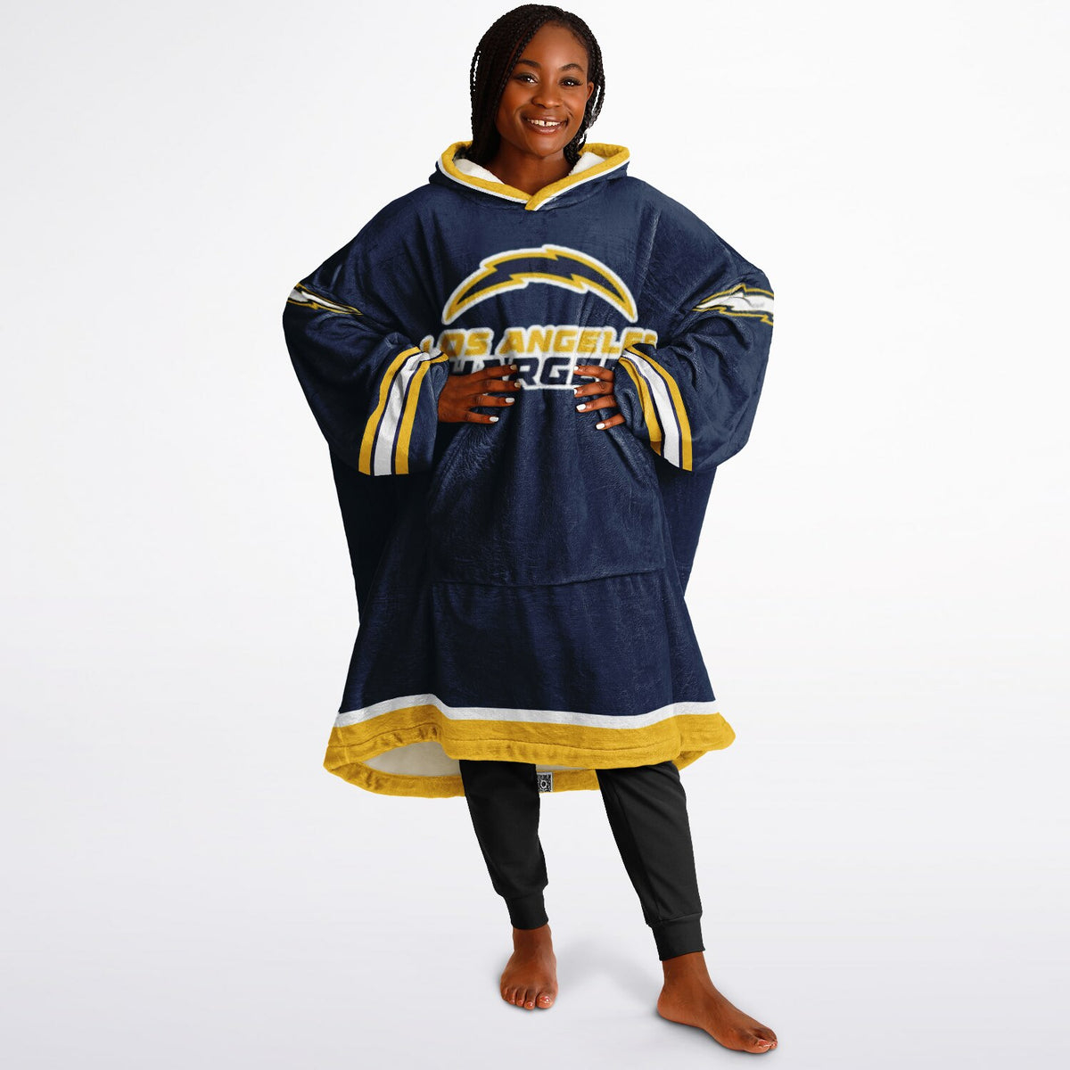 LA Chargers Electric Blue Adult Game Day Lounge Hoodie